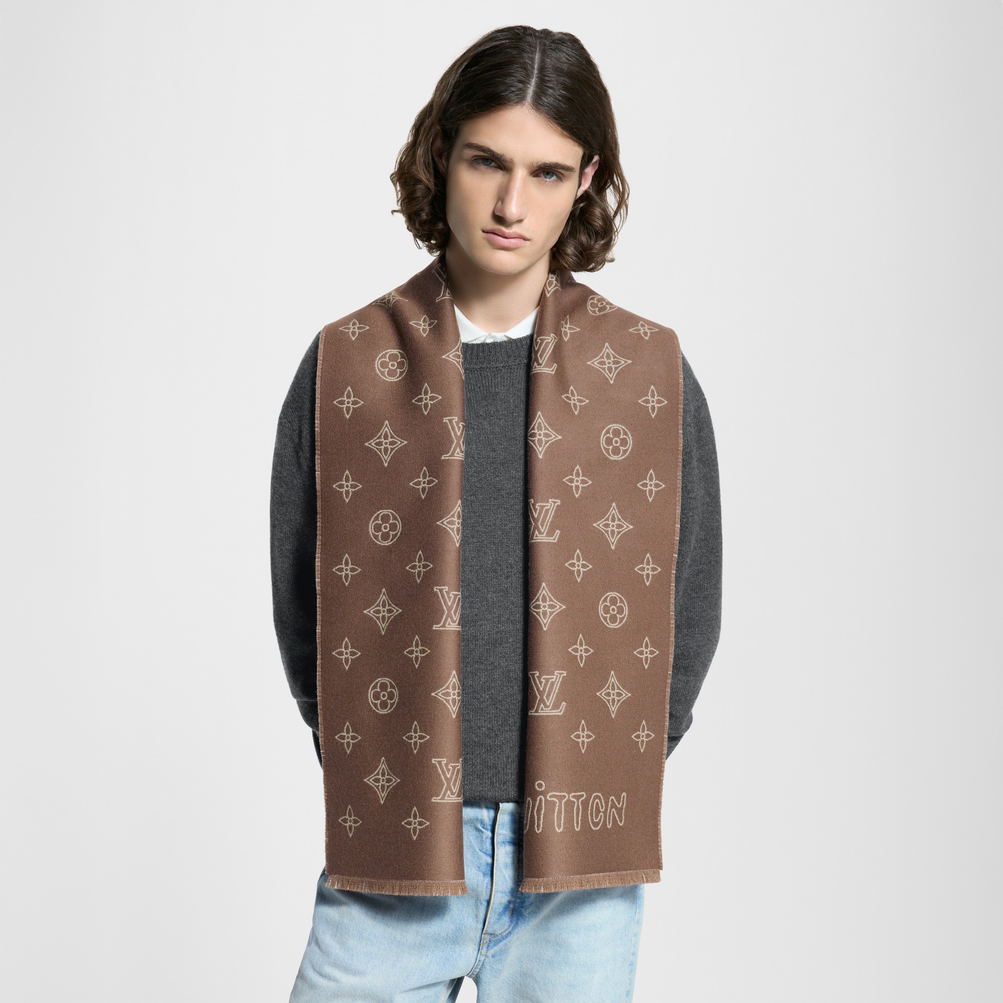 Monogram Blast Schal S00 Herren Accessoires Schals | LOUIS VUITTON (Zoom)
