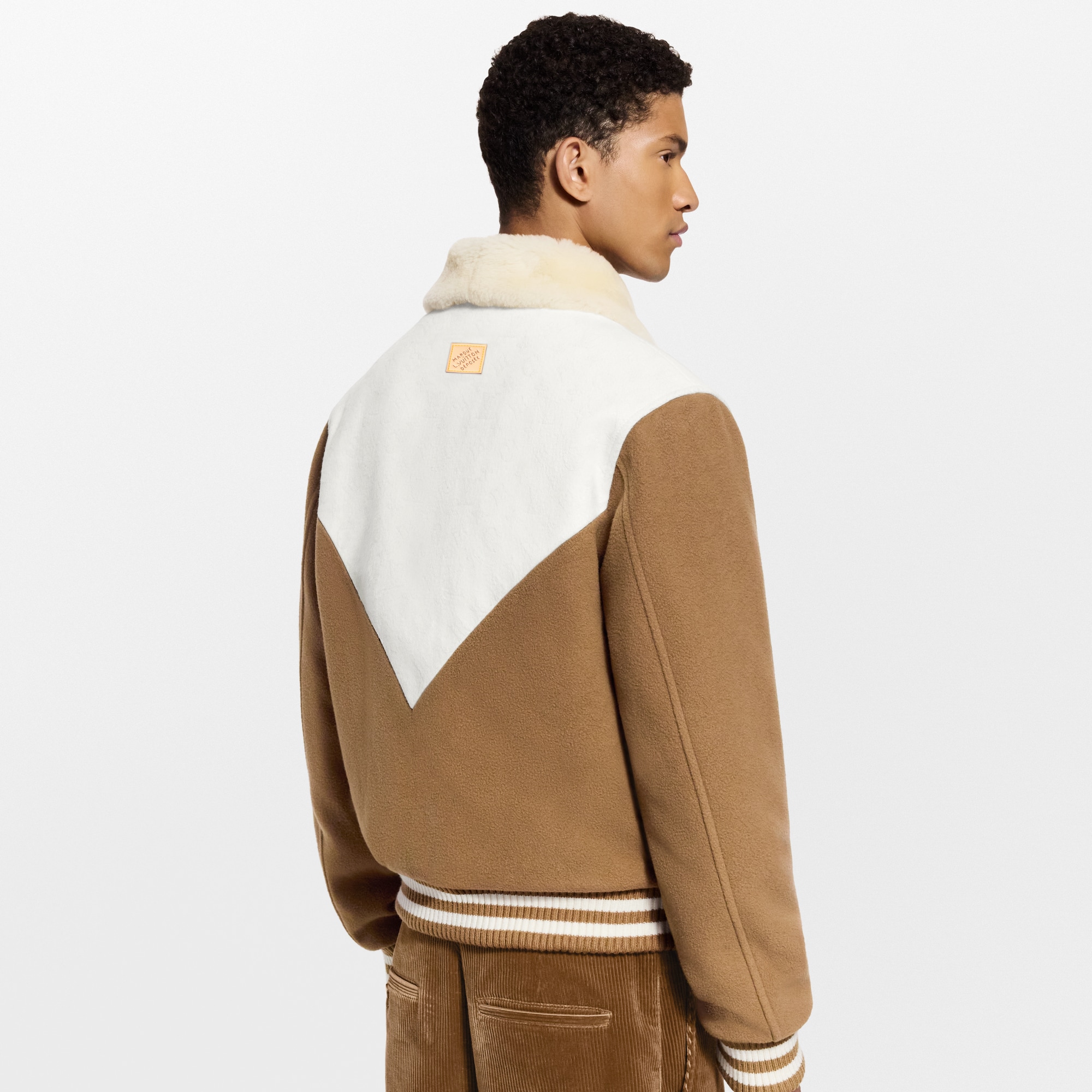 Monogram Blouson mit Kragen aus Lammfell  Herren Ready to Wear Jacken und Mäntel | LOUIS VUITTON (Zoom)