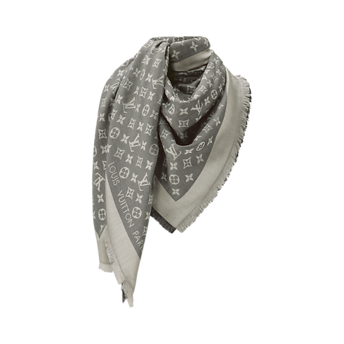 Monogram Denim Tuch S00 Damen Accessoires Tücher und Stolen | LOUIS VUITTON (Zoom)