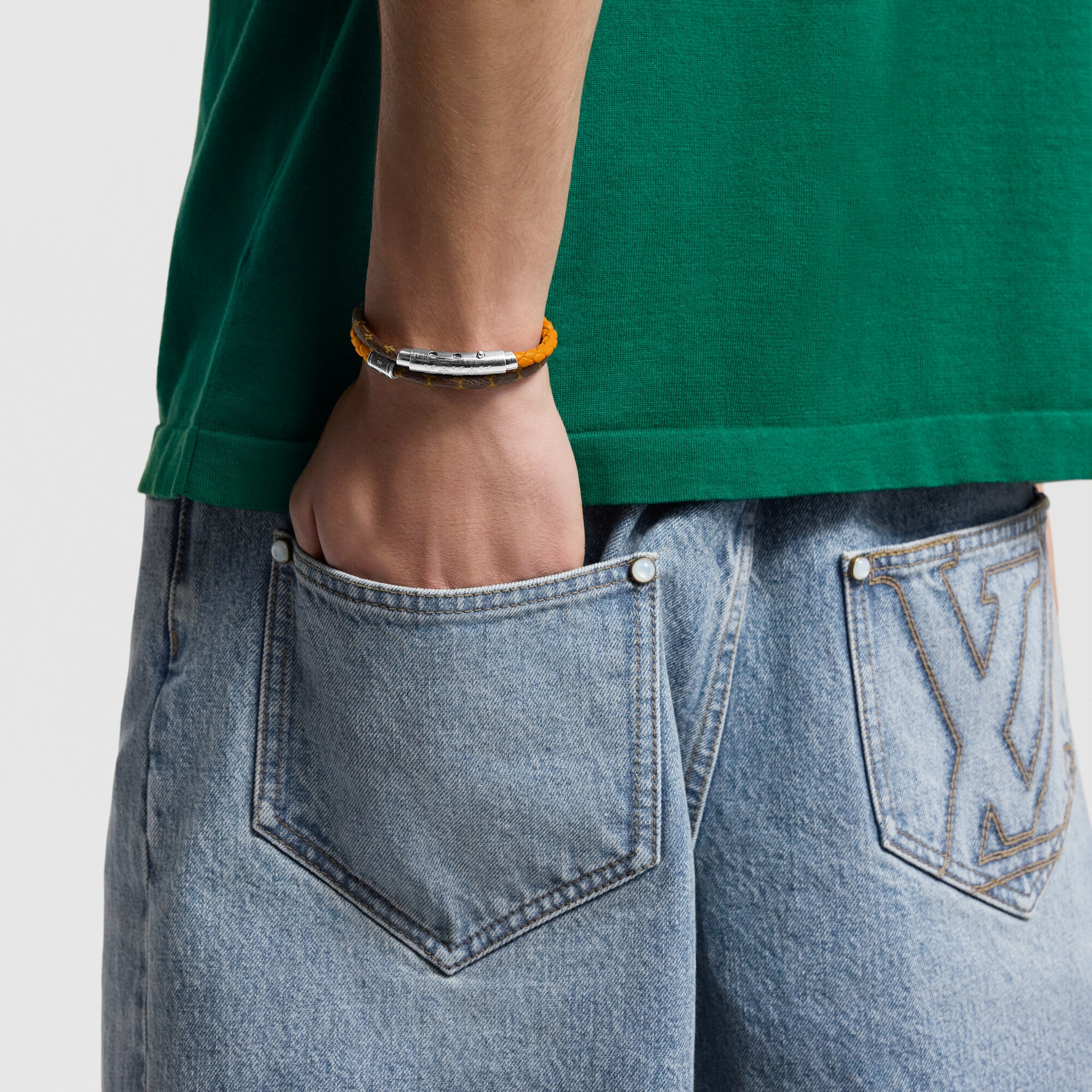 Monogram Double Spin Armband Monogram Canvas Herren Modeschmuck Armbänder | LOUIS VUITTON (Zoom)