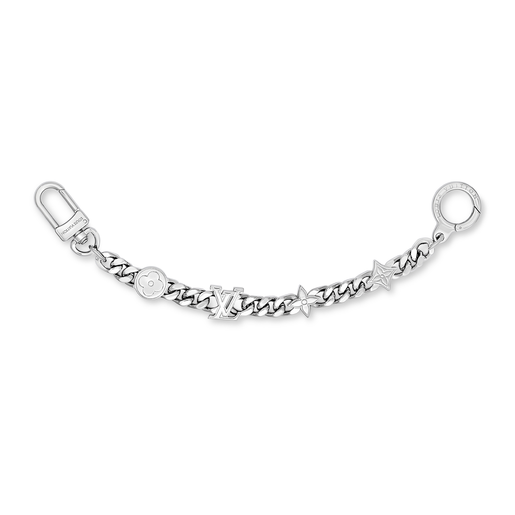 Monogram Elements Chain Schlüsselanhänger und Taschenschmuck S00 