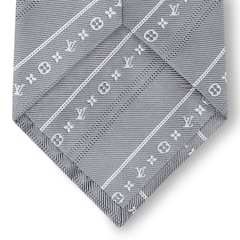 Monogram Flowstripes Krawatte other view