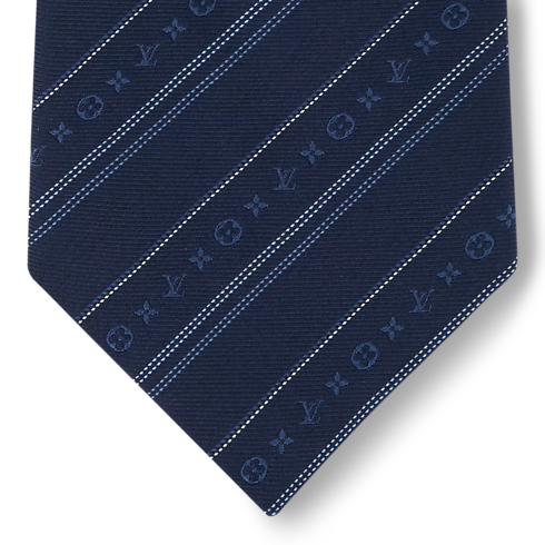 Monogram Flowstripes Krawatte detail view
