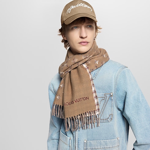 Monogram Gradient Tartan Schal S00 Herren Accessoires Schals | LOUIS VUITTON (Zoom)