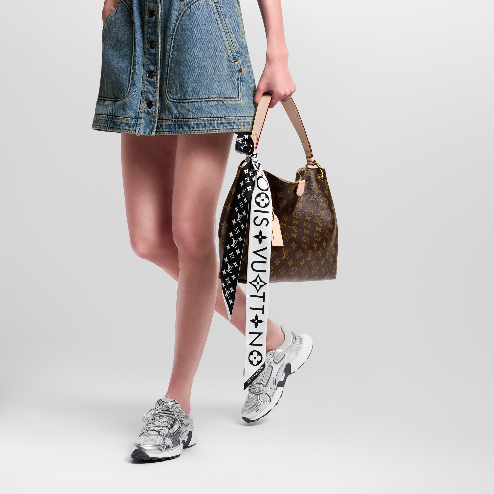 Monogram Infinity Bb Bandeau S00 Damen Accessoires Seidentücher und Bandeaus | LOUIS VUITTON (Zoom)