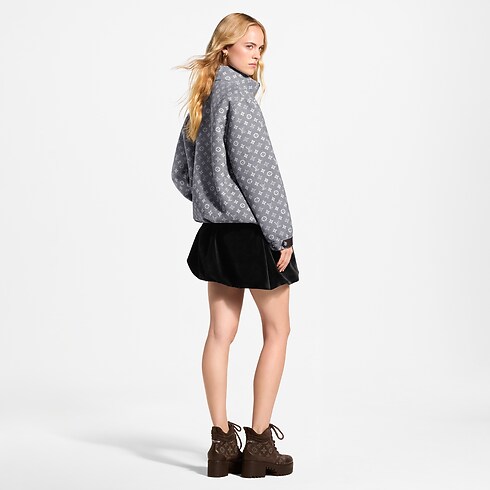 Monogram-Jacke mit Reißverschluss Damen Ready to Wear Mäntel und Jacken | LOUIS VUITTON (Zoom)