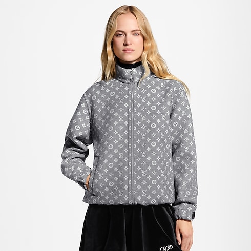 Monogram-Jacke mit Reißverschluss Damen Ready to Wear Mäntel und Jacken | LOUIS VUITTON (Zoom)