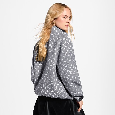 Monogram-Jacke mit Reißverschluss Damen Ready to Wear Mäntel und Jacken | LOUIS VUITTON (Zoom)