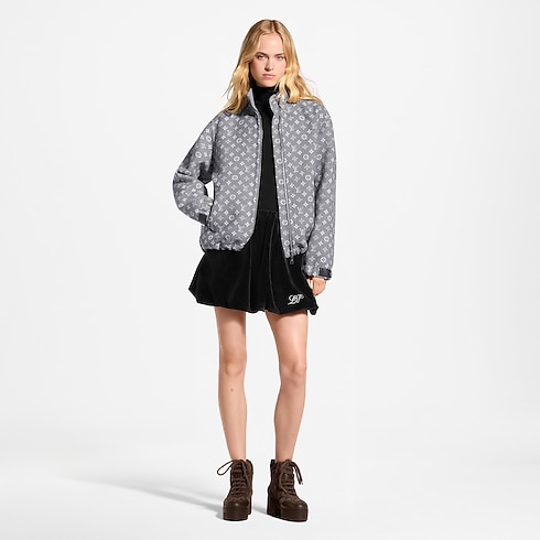 Monogram-Jacke mit Reißverschluss Damen Ready to Wear Mäntel und Jacken | LOUIS VUITTON (Zoom)