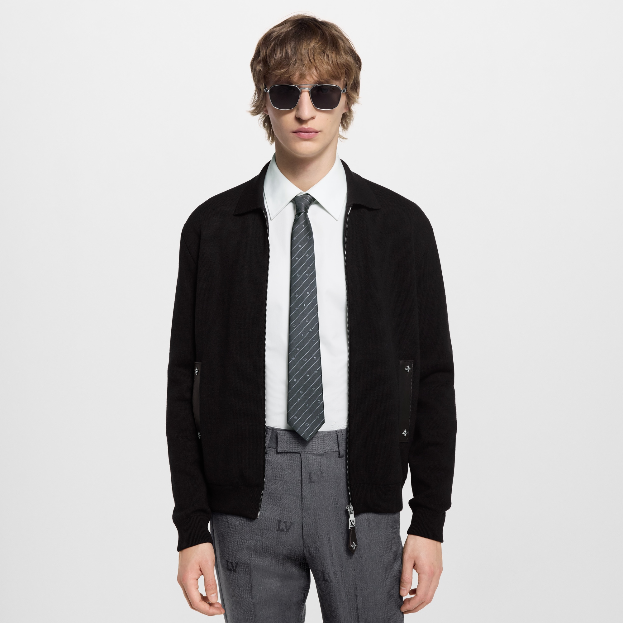 Monogram Pinstripes Krawatte S00 Herren Accessoires Krawatten und Einstecktücher  | LOUIS VUITTON (Zoom)