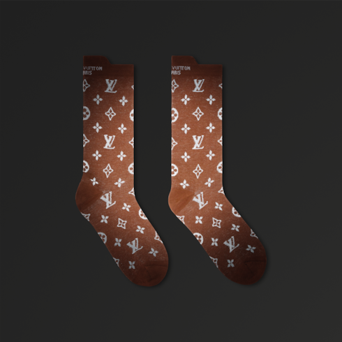 Monogram Reflective Socken S00 Herren Accessoires Hüte, Mützen und Handschuhe | LOUIS VUITTON