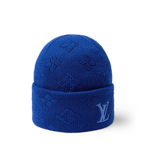 Monogram Reporter Beanie front view