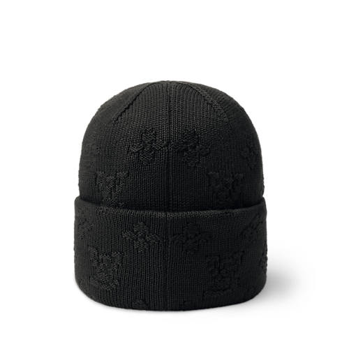 Monogram Reporter Beanie back view