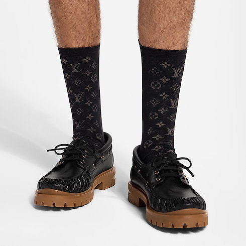 Monogram Reporter Socken worn view