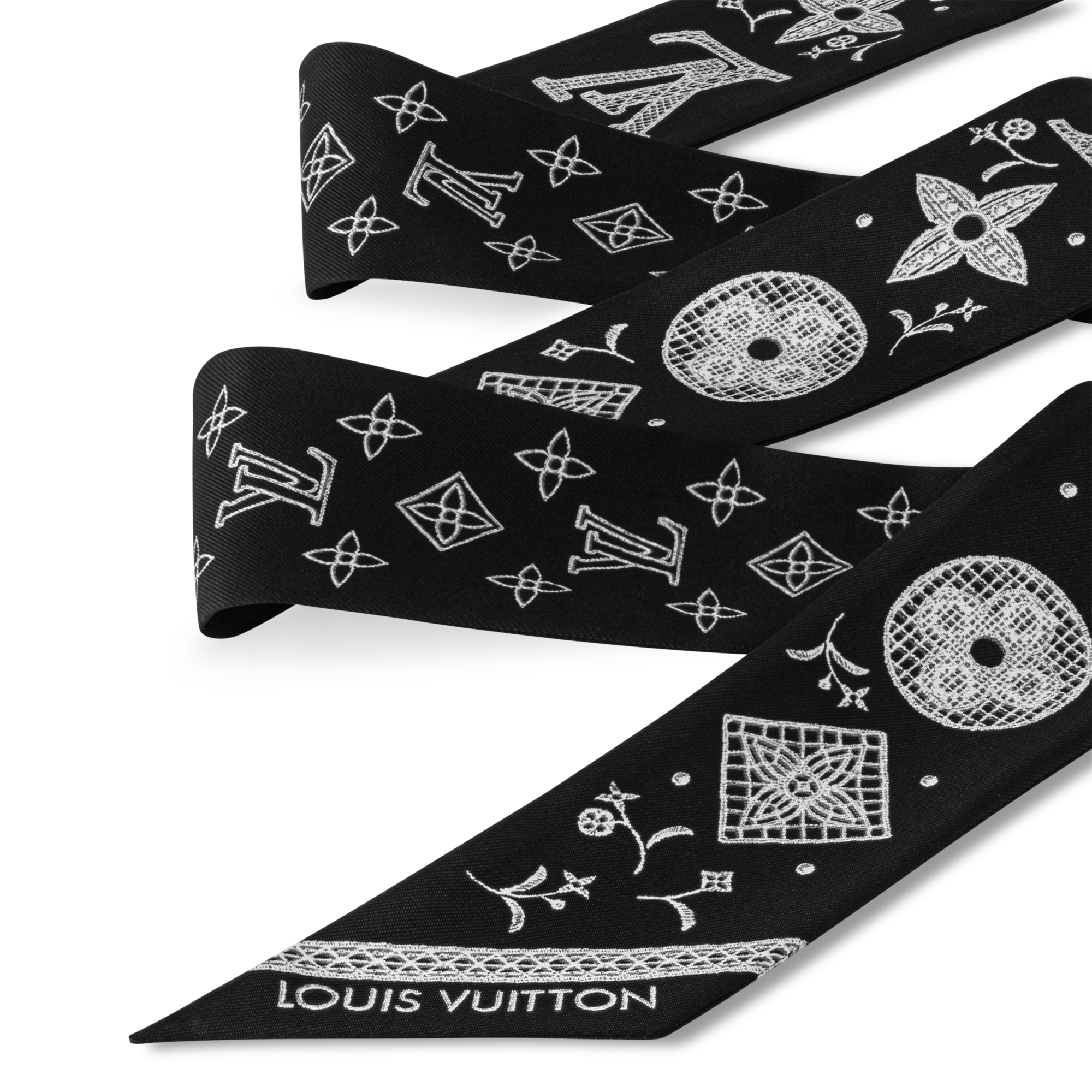 Monogram Romance BB Bandeau S00 Damen Accessoires Seidentücher und Bandeaus | LOUIS VUITTON (Zoom)