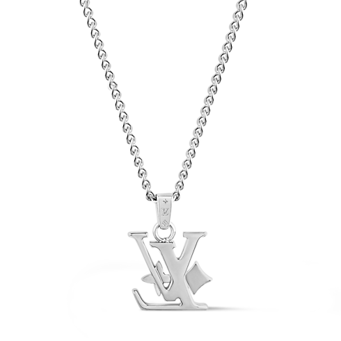 Monogram Row Anhänger an einer Halskette S00 Herren Modeschmuck Halsketten und Anhänger | LOUIS VUITTON (Zoom)