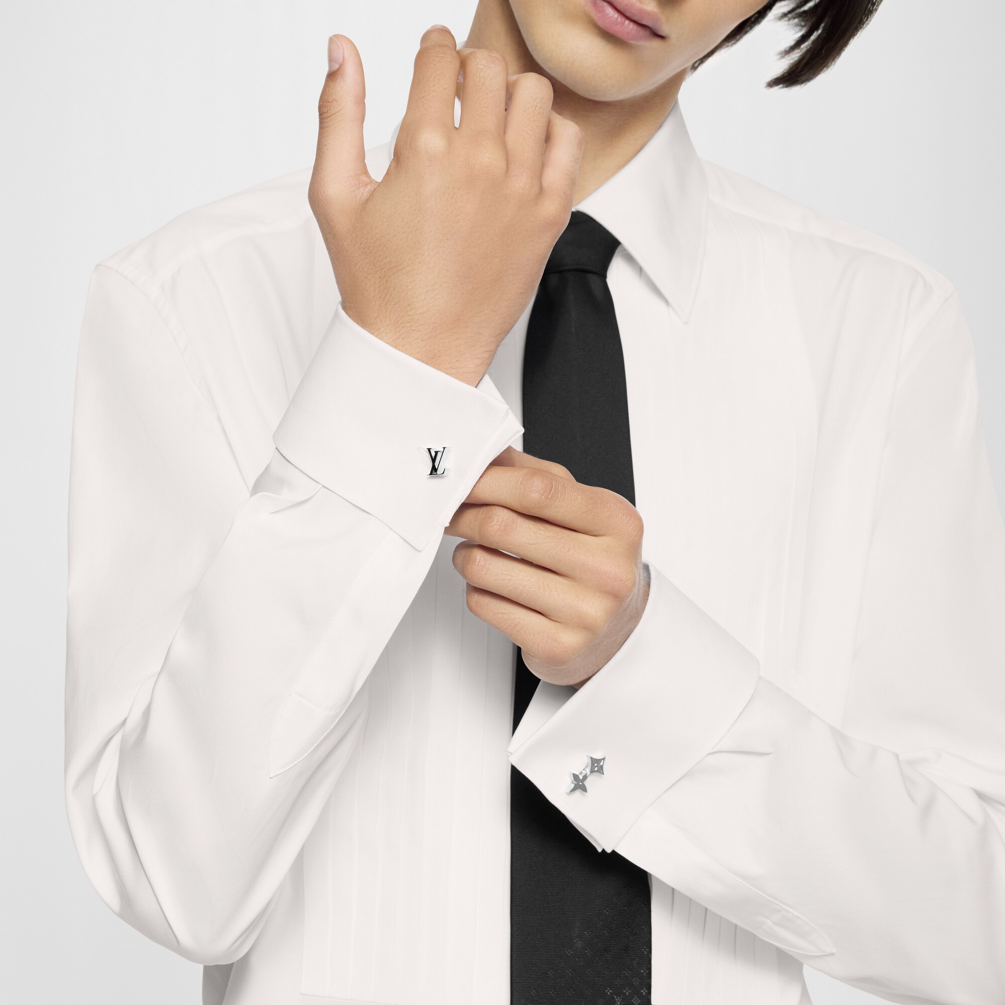 Monogram Row Manschettenknöpfe S00 Herren Modeschmuck Alle Modeschmuckstücke | LOUIS VUITTON (Zoom)