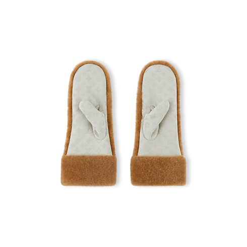 Monogram Shearling Handschuhe S00 Damen Accessoires Hüte & Mützen | LOUIS VUITTON (Zoom)