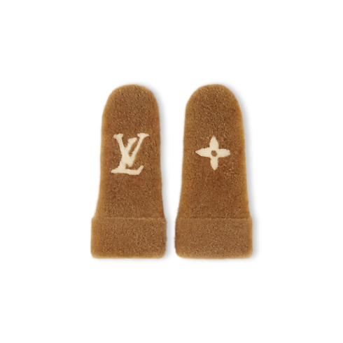 Monogram Shearling Handschuhe S00 Damen Accessoires Hüte & Mützen | LOUIS VUITTON (Zoom)