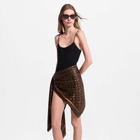 Monogram Shine Tuch S00 Damen Accessoires Schals | LOUIS VUITTON (Zoom)