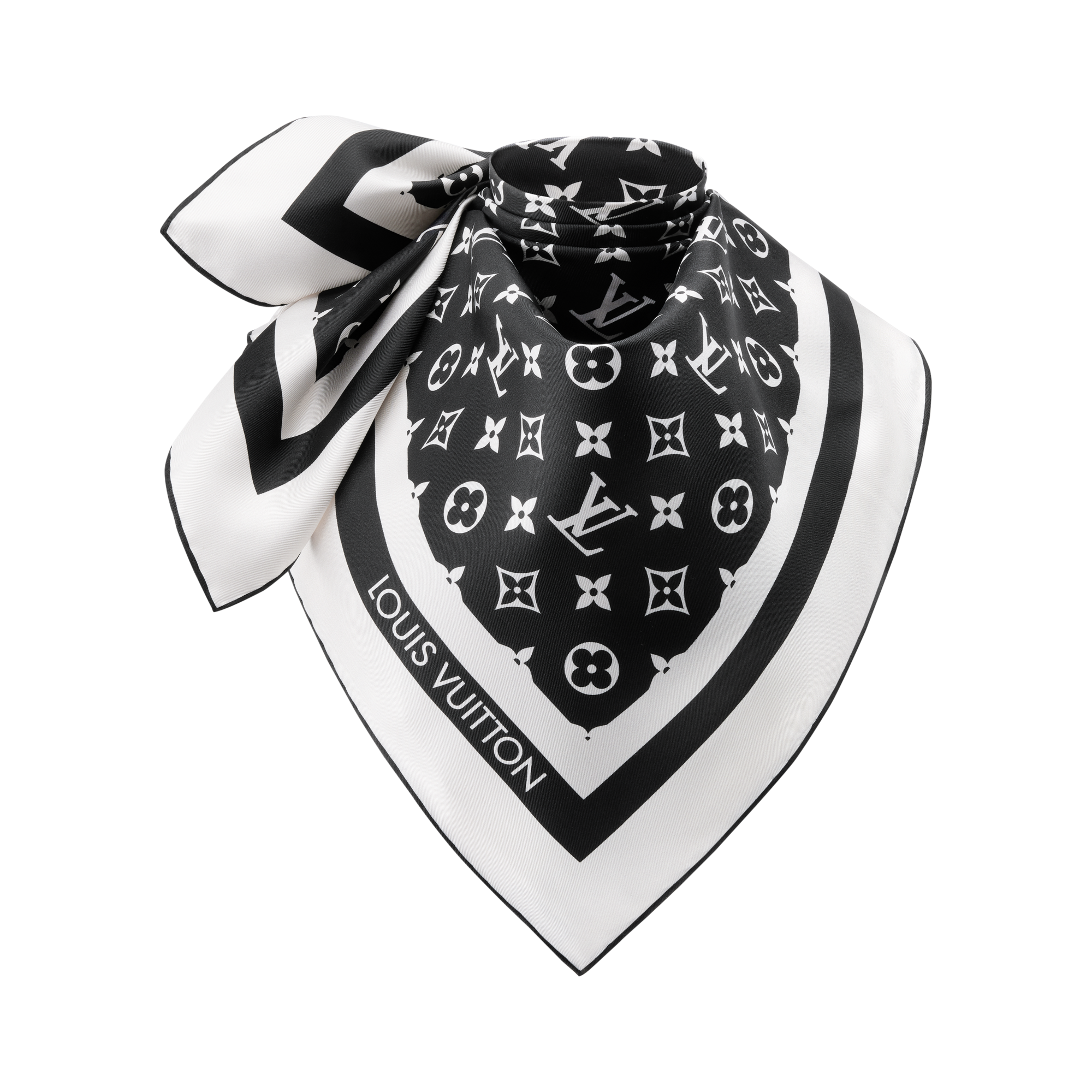 Monogram Silhouette Carré 90 S00 Damen Accessoires Seidentücher und Bandeaus | LOUIS VUITTON (Zoom)