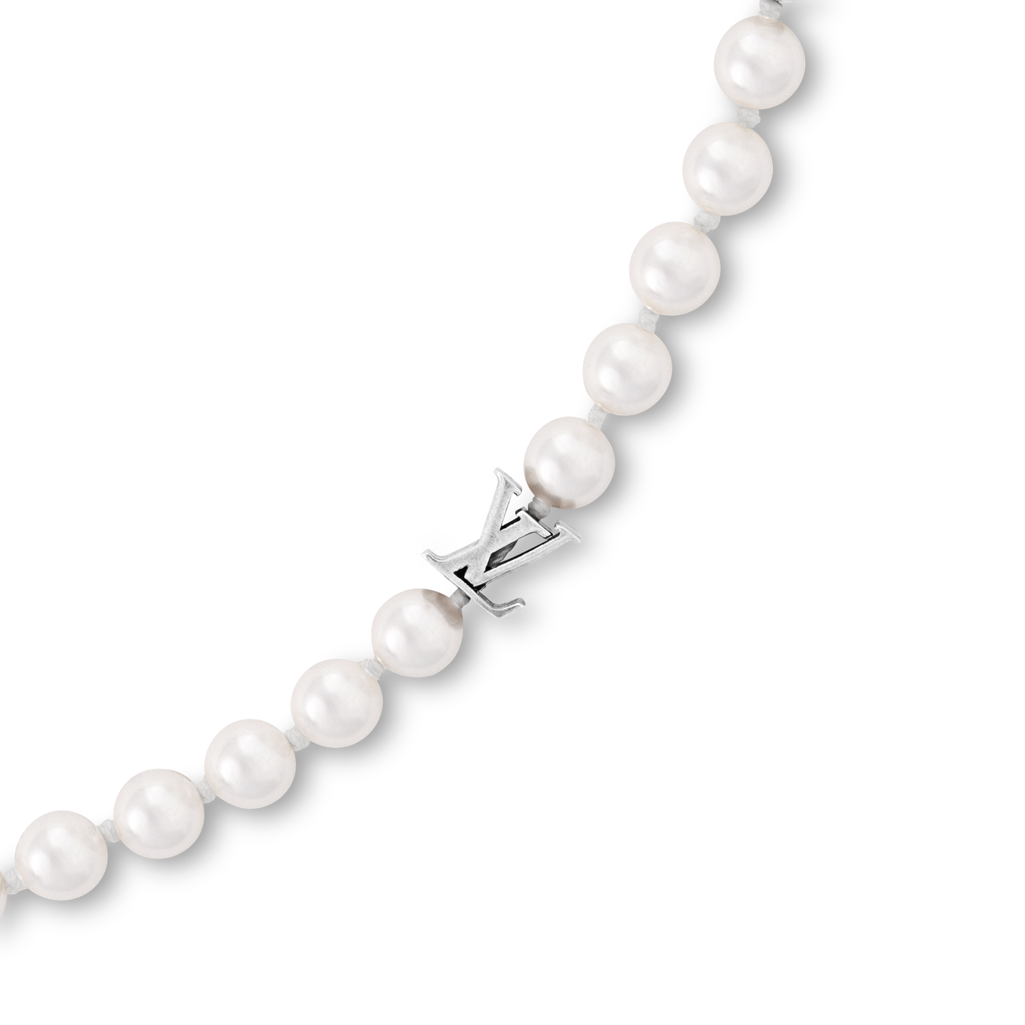 Monogram Slim Pearls Halskette S00 Herren Modeschmuck Halsketten und Anhänger | LOUIS VUITTON (Zoom)