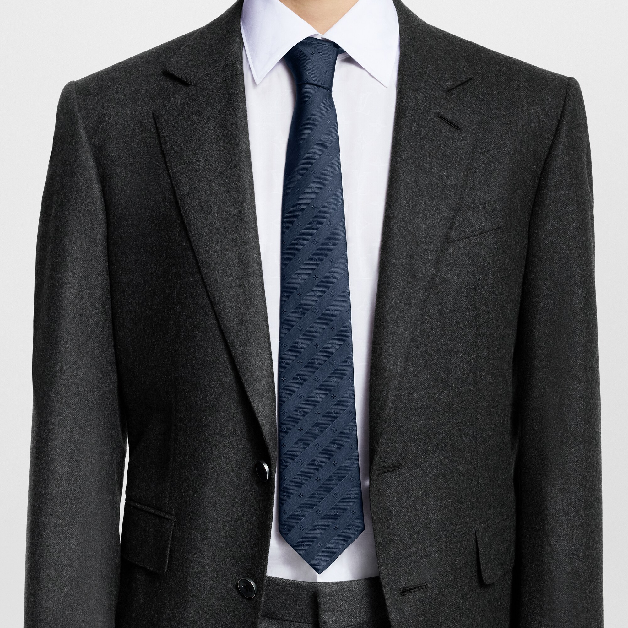 Monogram Stripy Krawatte S00 Herren Accessoires Krawatten und Einstecktücher  | LOUIS VUITTON (Zoom)