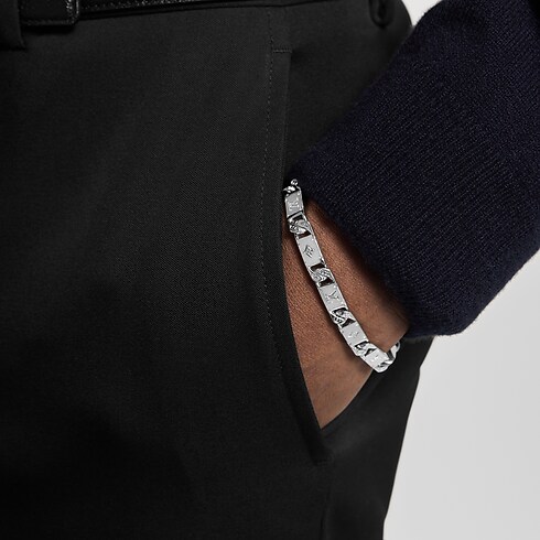Monogram Tied Up Armband cropped worn view