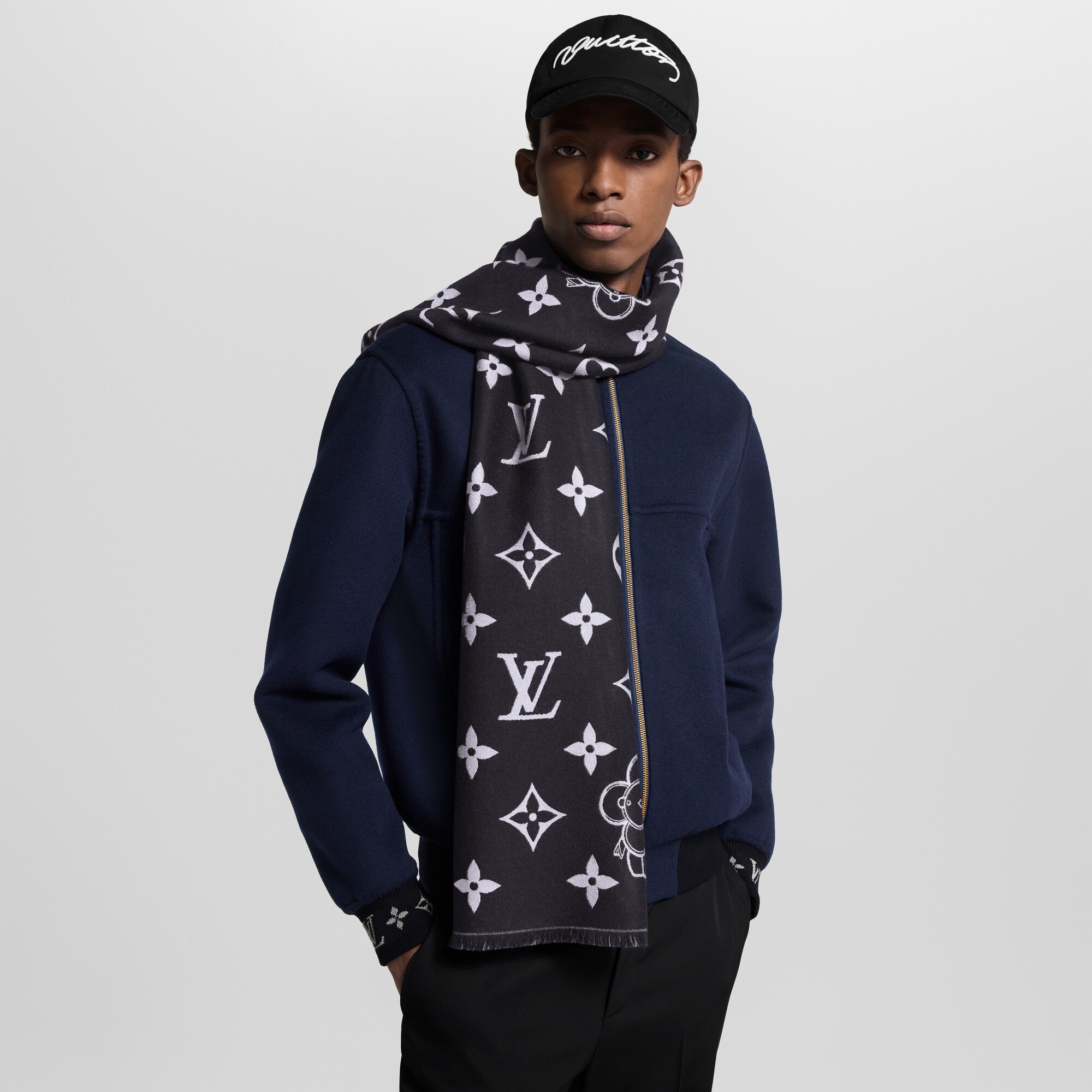 Monogram Vivienne Schal S00 Herren Accessoires Schals | LOUIS VUITTON (Zoom)