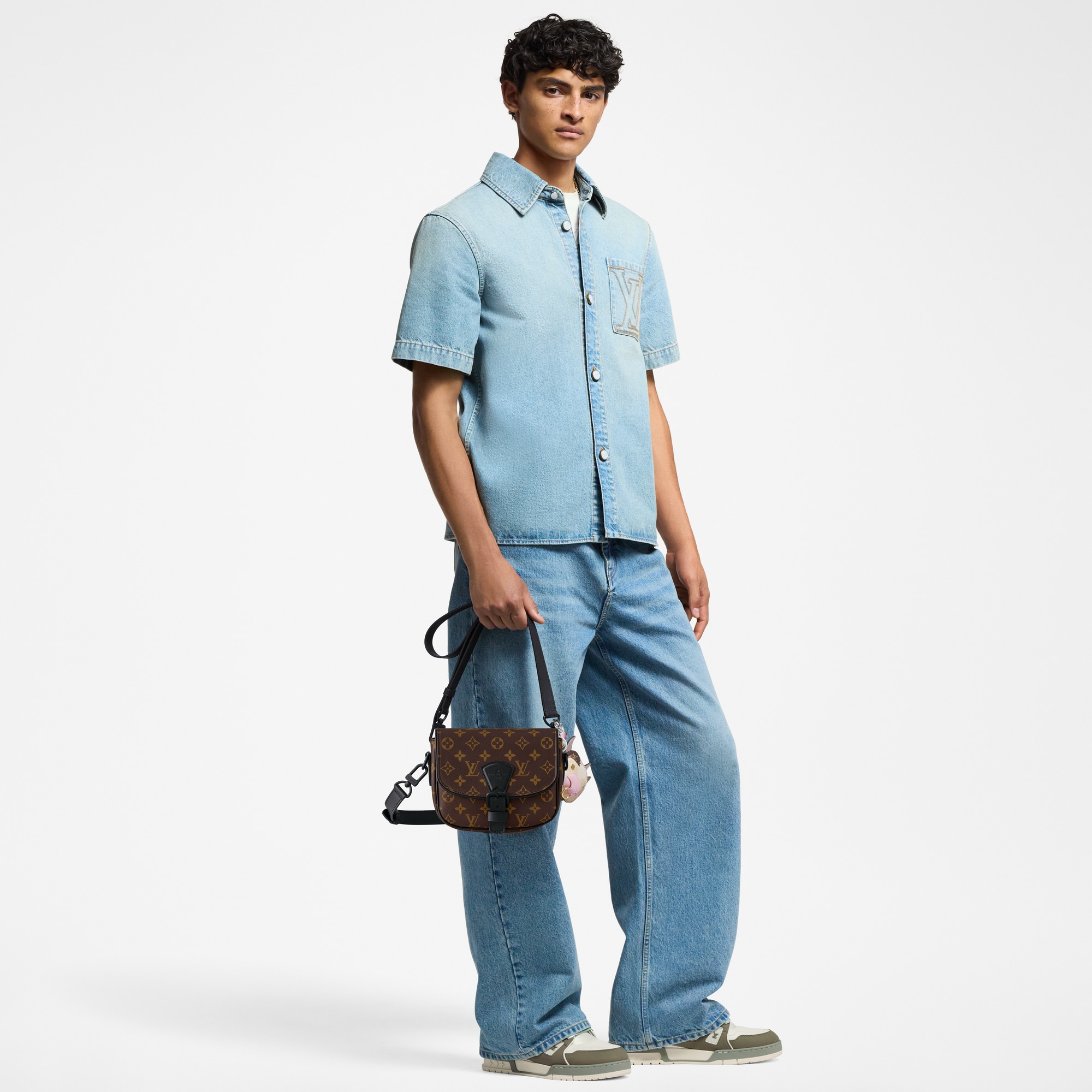 Montsouris Messenger Tasche PM Monogram Macassar Canvas Herren Taschen Alle Kollektionen | LOUIS VUITTON (Zoom)