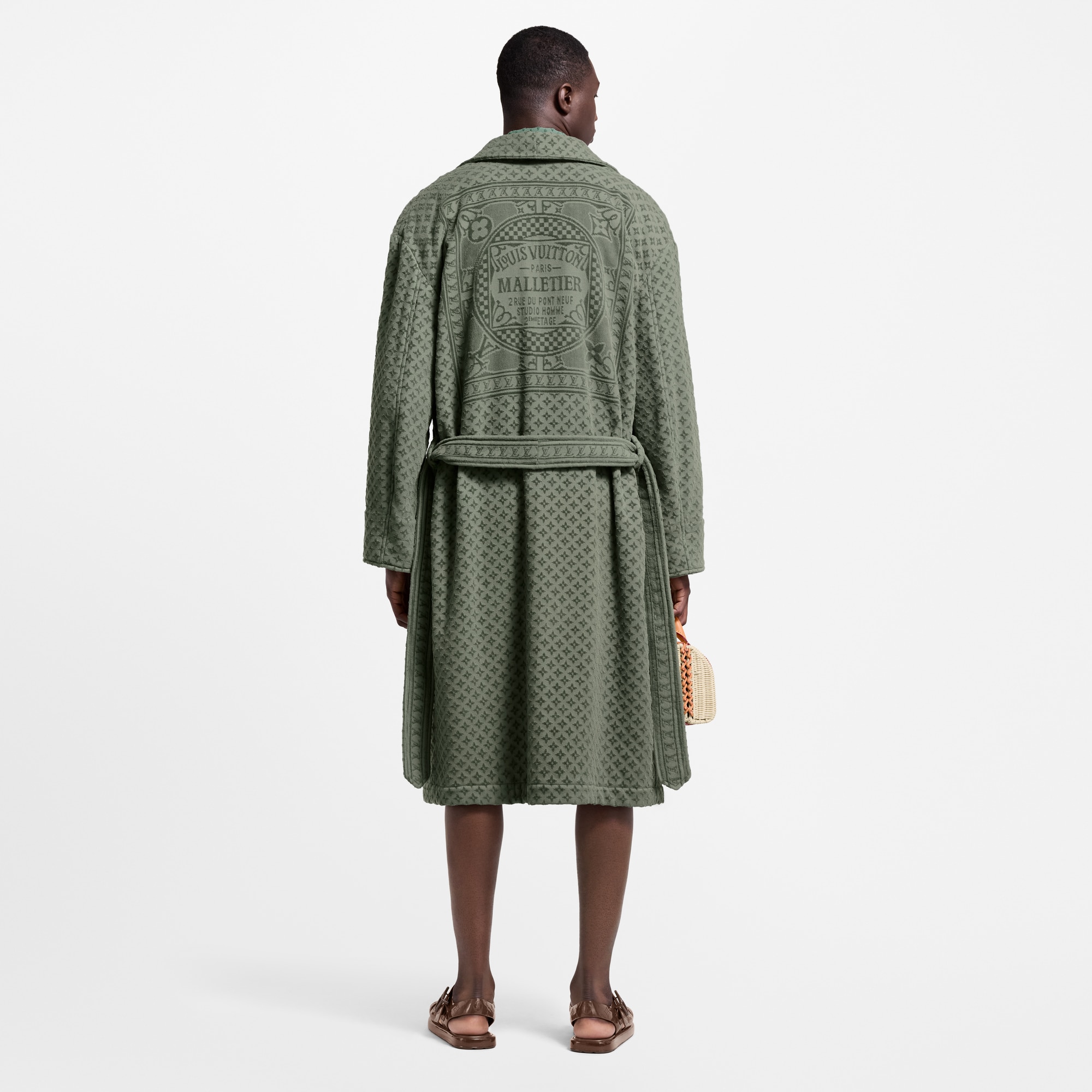 Morgenmantel aus French Terry  Herren Ready to Wear Vollständige Ready to Wear | LOUIS VUITTON (Zoom)