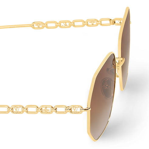 My LV Chain Round Sonnenbrille S00 Damen Accessoires Sonnenbrillen | LOUIS VUITTON (Zoom)