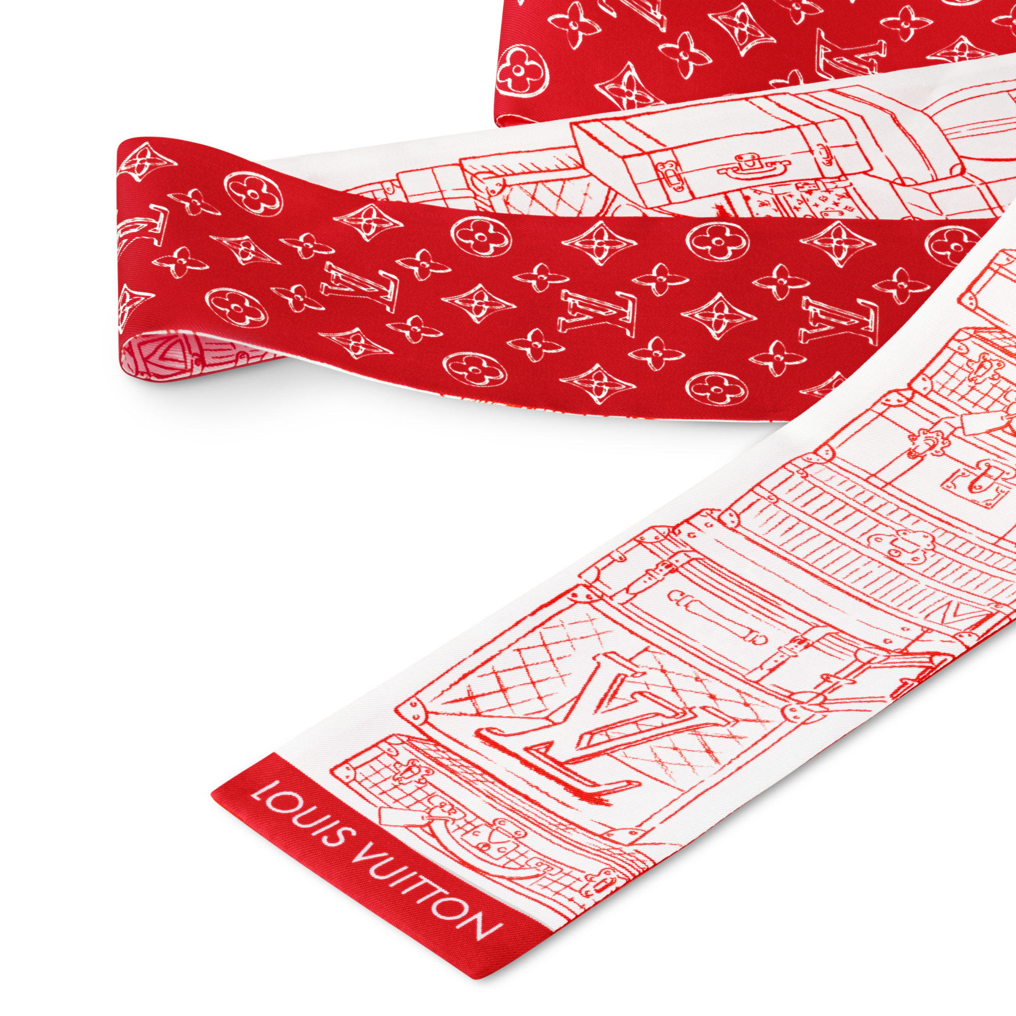 My LV Luggage Bandeau S00 Damen Accessoires Seidentücher und Bandeaus | LOUIS VUITTON (Zoom)