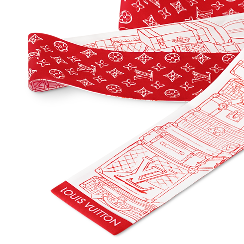 My LV Luggage Bandeau S00 Damen Accessoires Seidentücher und Bandeaus | LOUIS VUITTON (Zoom)