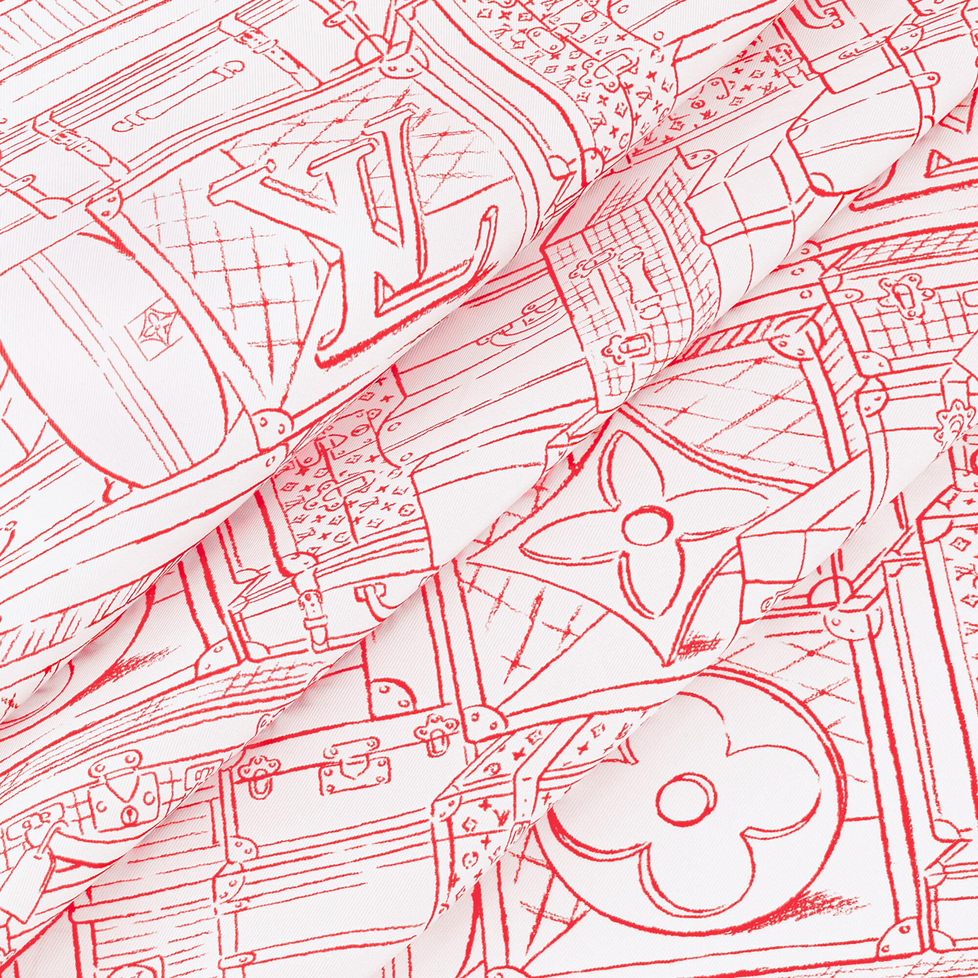 My LV Luggage Carré 90 S00 Damen Accessoires Seidentücher und Bandeaus | LOUIS VUITTON (Zoom)