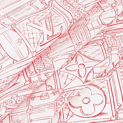 My LV Luggage Carré 90 S00 Damen Accessoires Seidentücher und Bandeaus | LOUIS VUITTON (Zoom)