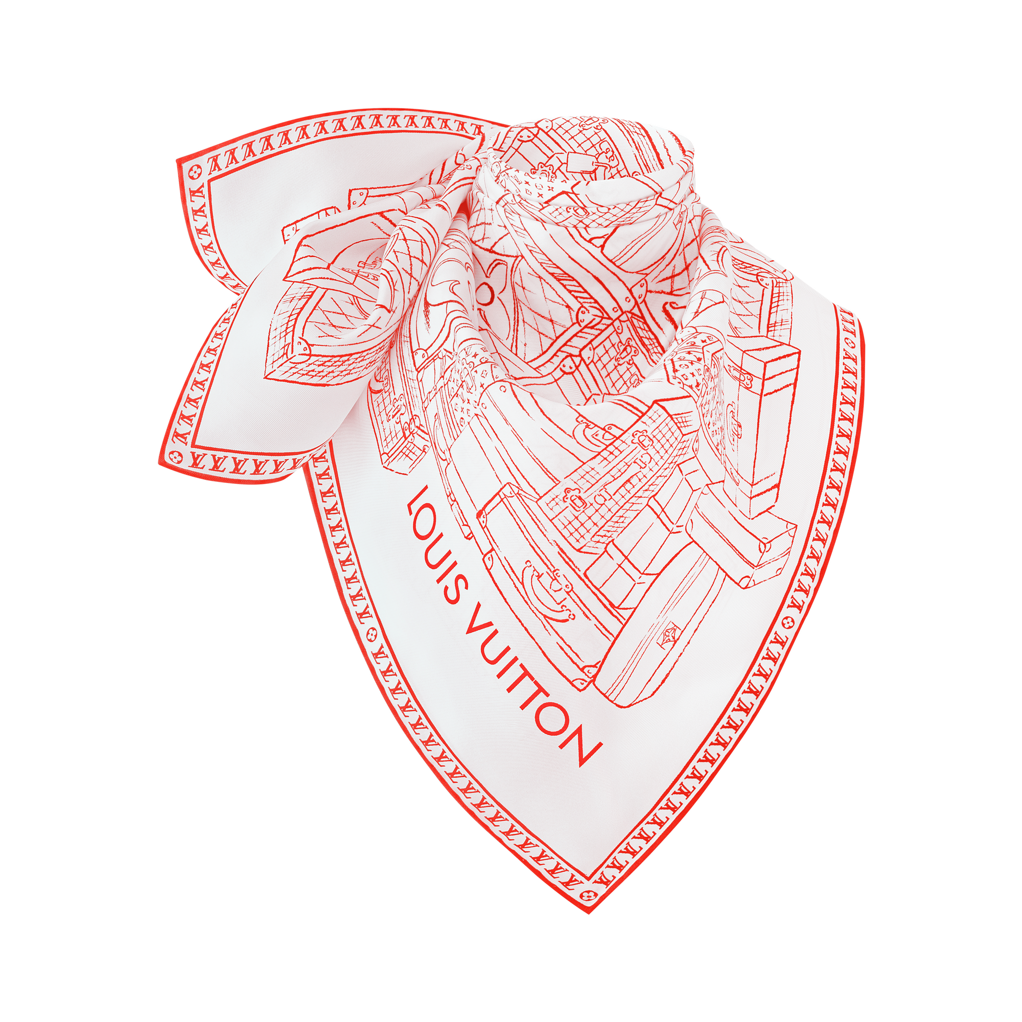 My LV Luggage Carré 90 S00 Damen Accessoires Seidentücher und Bandeaus | LOUIS VUITTON (Zoom)