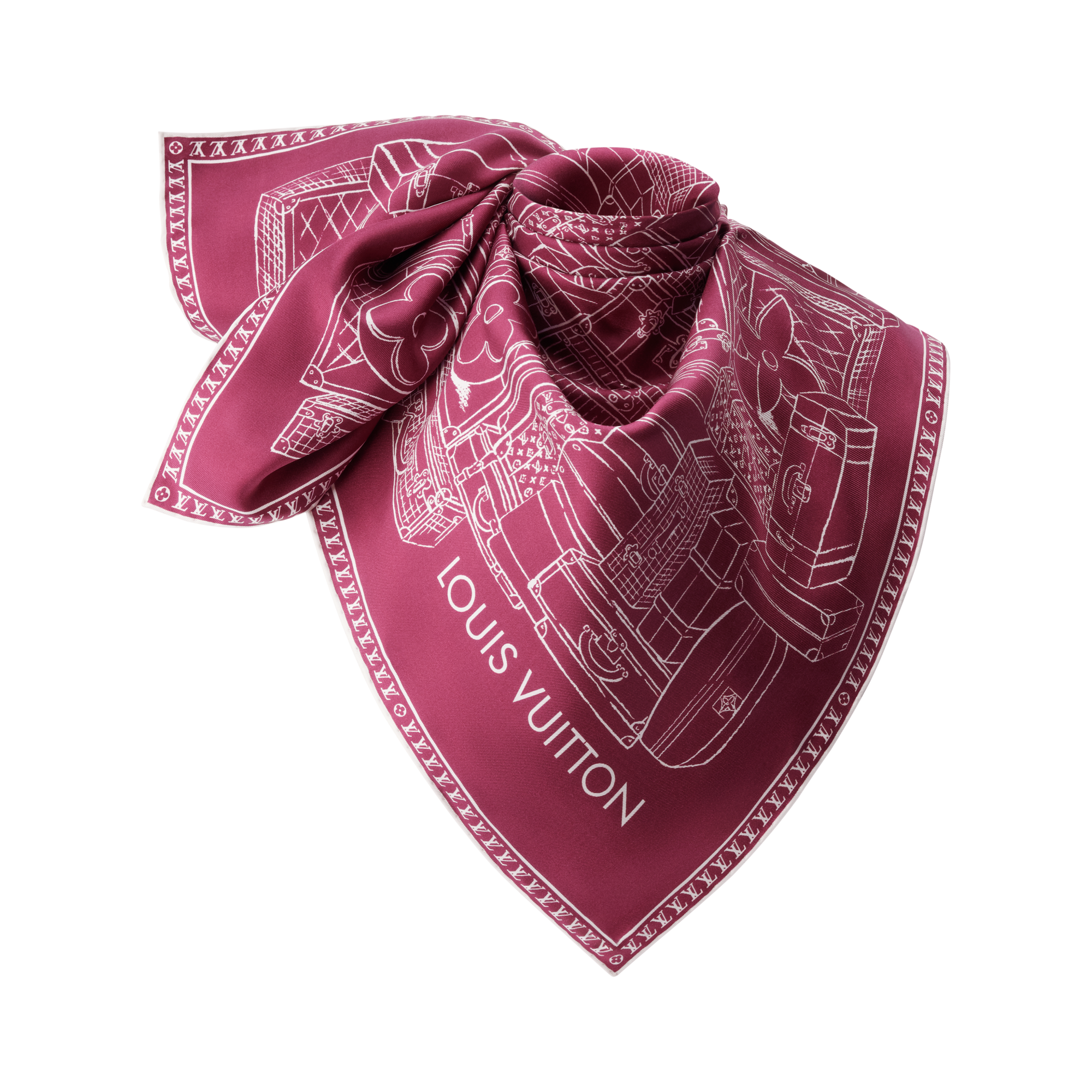 My LV Luggage Carré 90 S00 Damen Accessoires Seidentücher und Bandeaus | LOUIS VUITTON (Zoom)