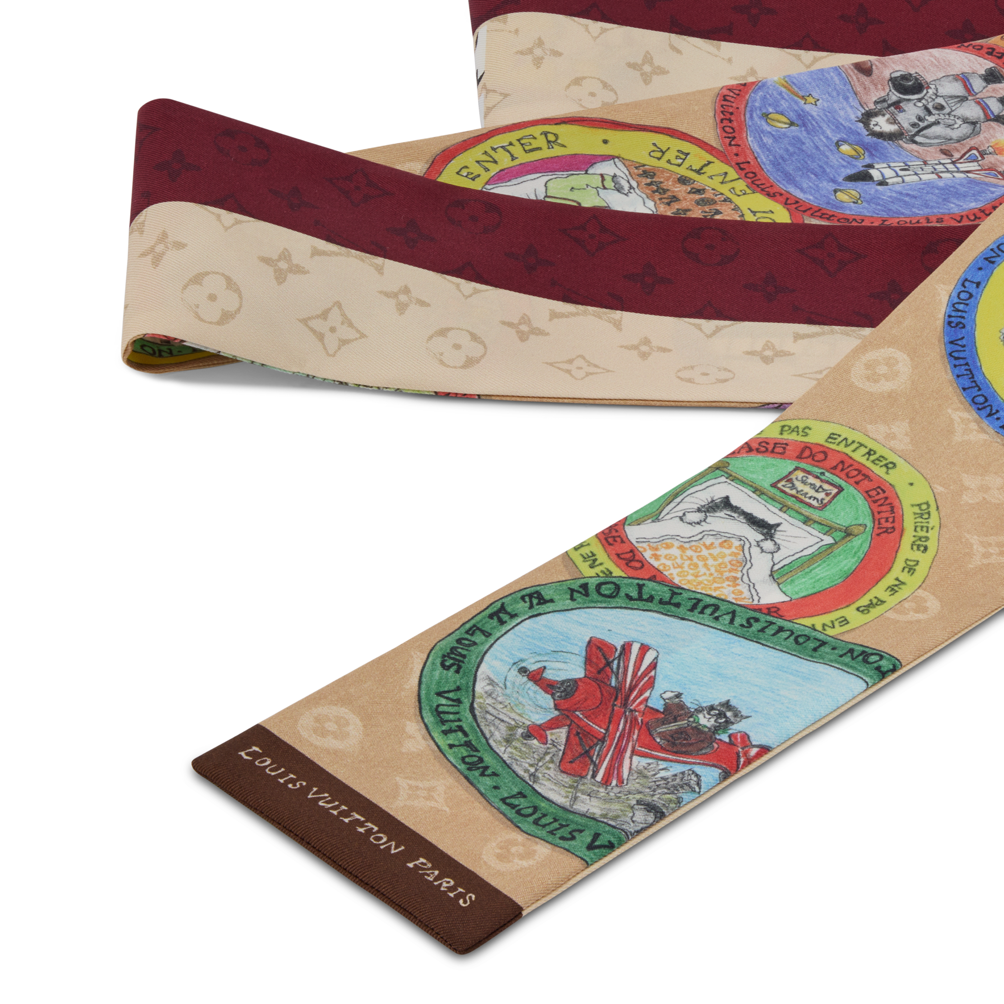 My LV Trunk Bandeau S00 Damen Accessoires Seidentücher und Bandeaus | LOUIS VUITTON (Zoom)