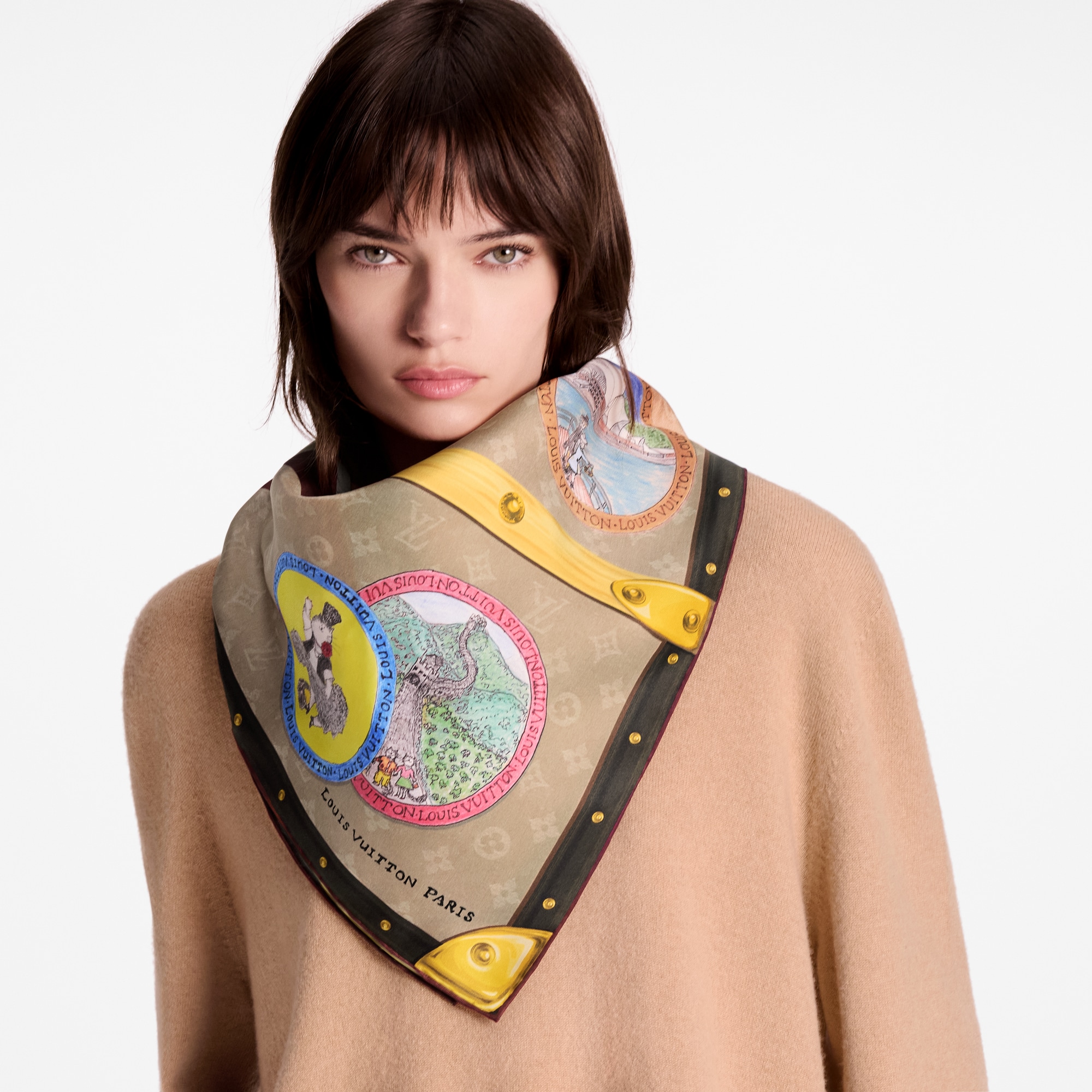My LV Trunk Carré 90 S00 Damen Accessoires Seidentücher und Bandeaus | LOUIS VUITTON (Zoom)