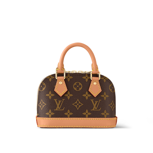 Nano Alma Monogram Canvas Damen Geldbörsen und Kleinlederwaren Tragbare Geldbörsen und Mikro-Taschen | LOUIS VUITTON (Zoom)