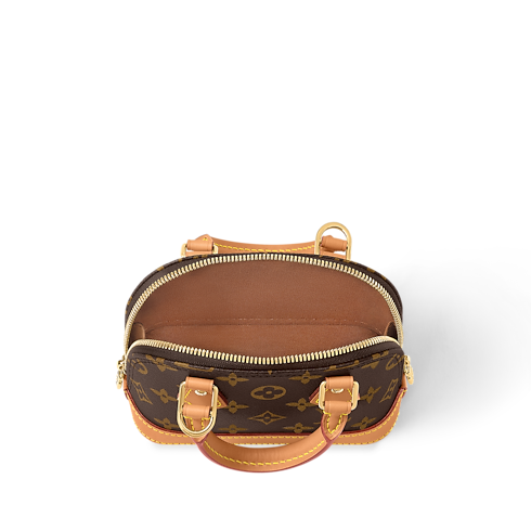 Nano Alma Monogram Canvas Damen Geldbörsen und Kleinlederwaren Tragbare Geldbörsen und Mikro-Taschen | LOUIS VUITTON (Zoom)