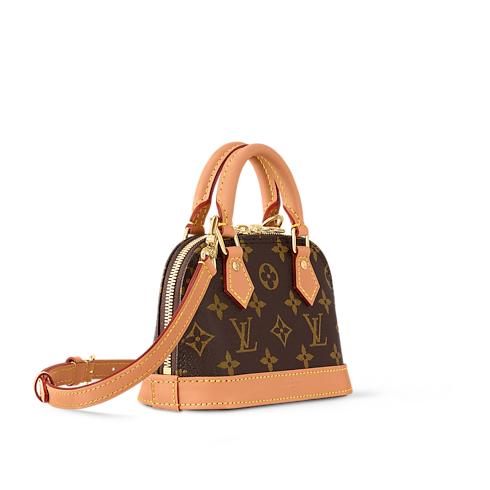 Nano Alma Monogram Canvas Damen Geldbörsen und Kleinlederwaren Tragbare Geldbörsen und Mikro-Taschen | LOUIS VUITTON (Zoom)