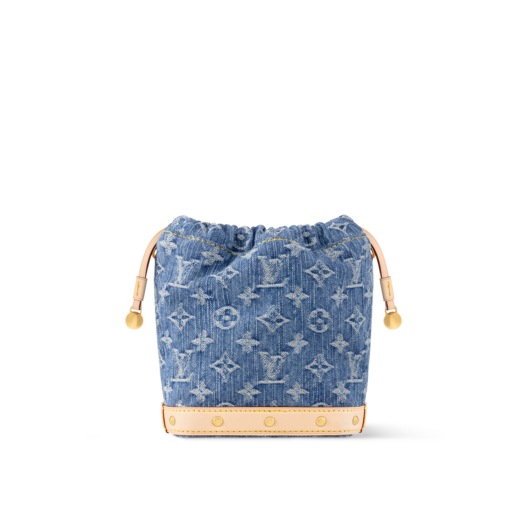 Nano Noé Monogram Denim Damen Geldbörsen und Kleinlederwaren Tragbare Geldbörsen und Mikro-Taschen | LOUIS VUITTON (Zoom)