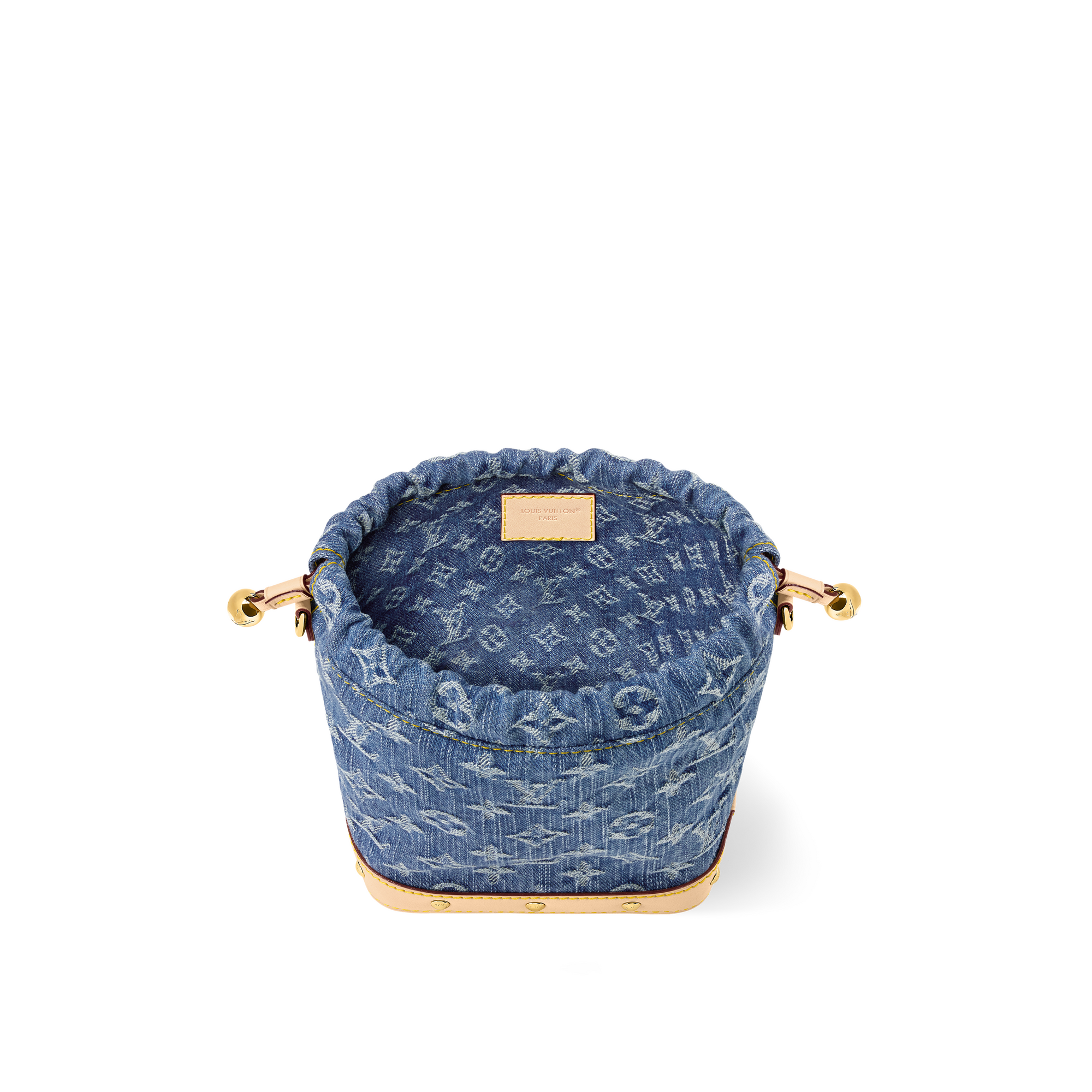 Nano Noé Monogram Denim Damen Geldbörsen und Kleinlederwaren Tragbare Geldbörsen und Mikro-Taschen | LOUIS VUITTON (Zoom)