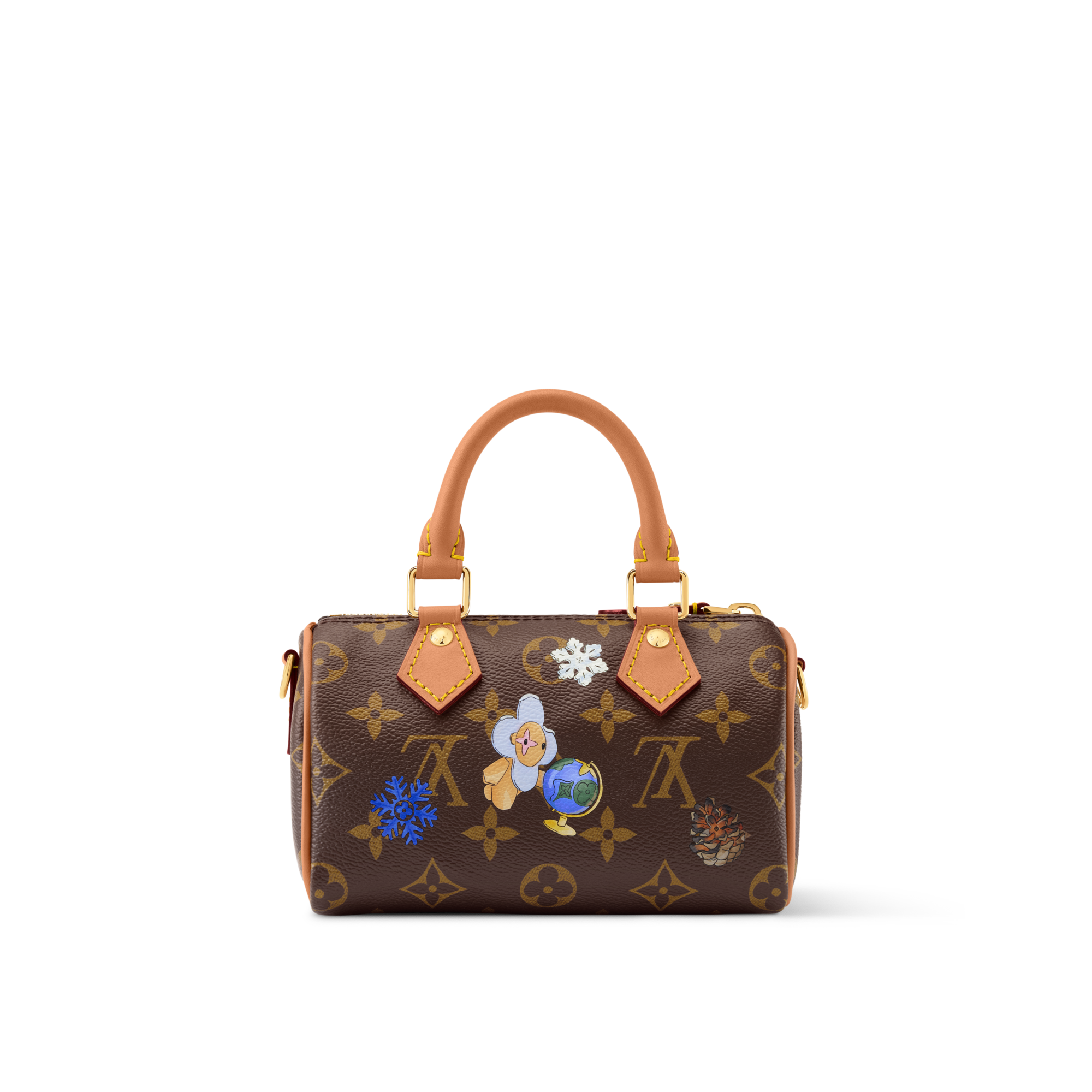Nano Speedy Monogram Canvas Damen Geldbörsen und Kleinlederwaren Tragbare Geldbörsen und Mikro-Taschen | LOUIS VUITTON (Zoom)
