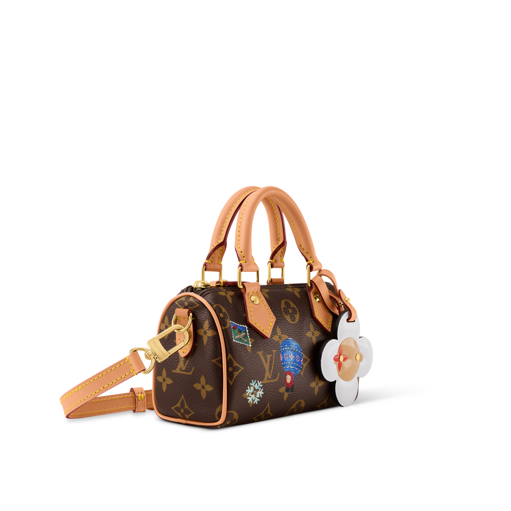 Nano Speedy Monogram Canvas Damen Geldbörsen und Kleinlederwaren Tragbare Geldbörsen und Mikro-Taschen | LOUIS VUITTON (Zoom)