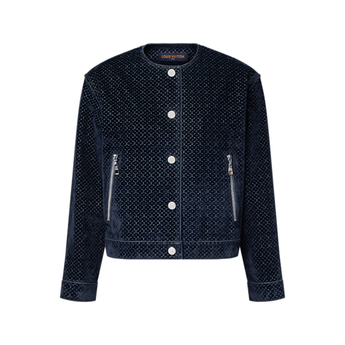 Nanogram Flocket Jacke aus Samt Damen Ready to Wear Mäntel und Jacken | LOUIS VUITTON (Zoom)