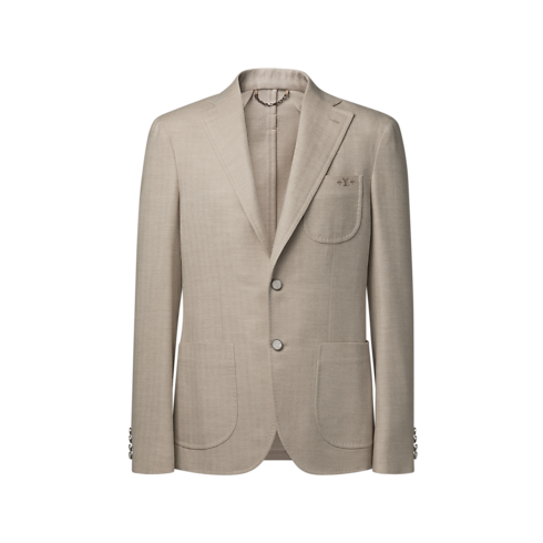 Napolitana Jackett aus Jacquardgewebe Herren Ready to Wear Sakkos und Jacketts | LOUIS VUITTON (Zoom)