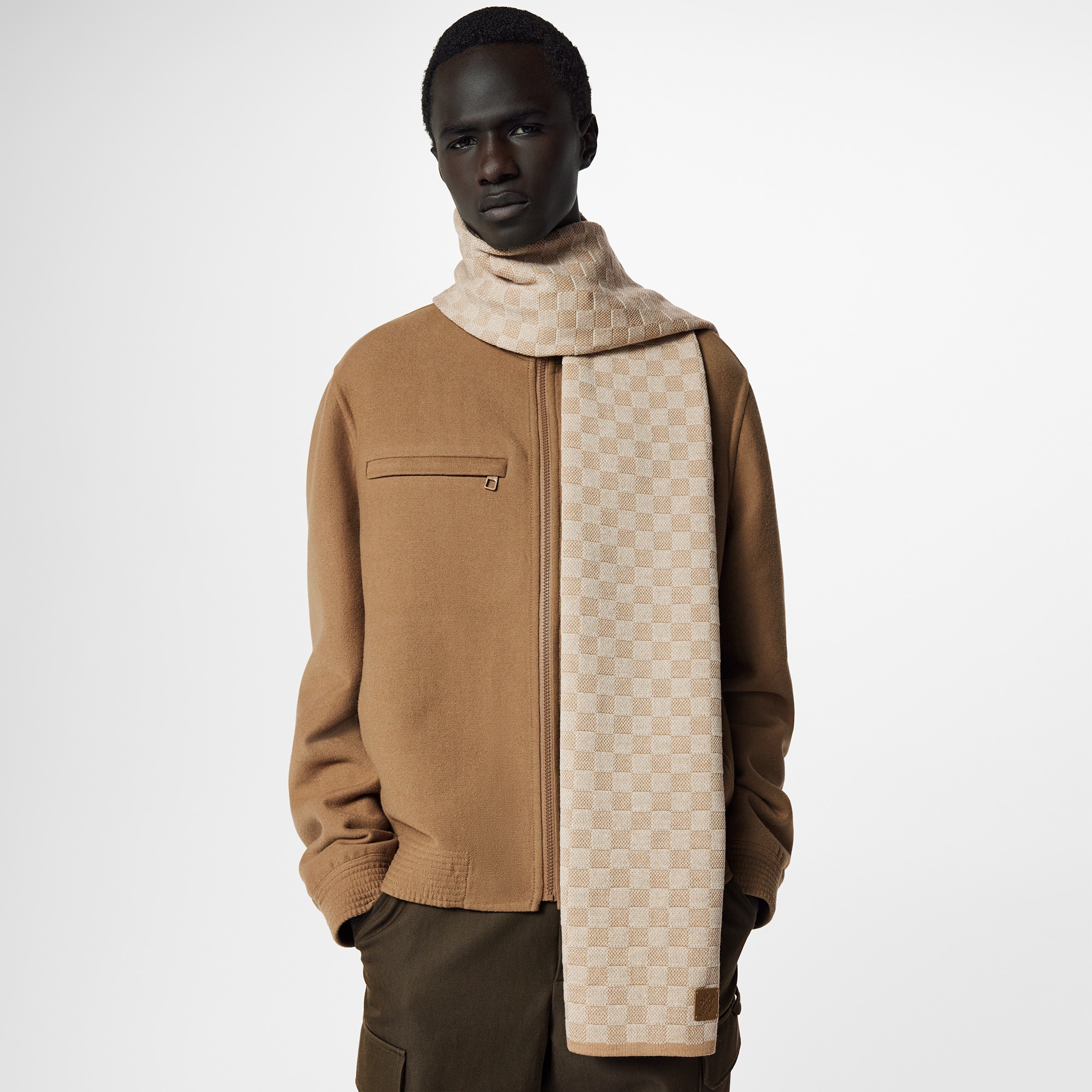 Néo Petit Damier Schal S00 Herren Accessoires Neuheiten | LOUIS VUITTON (Zoom)